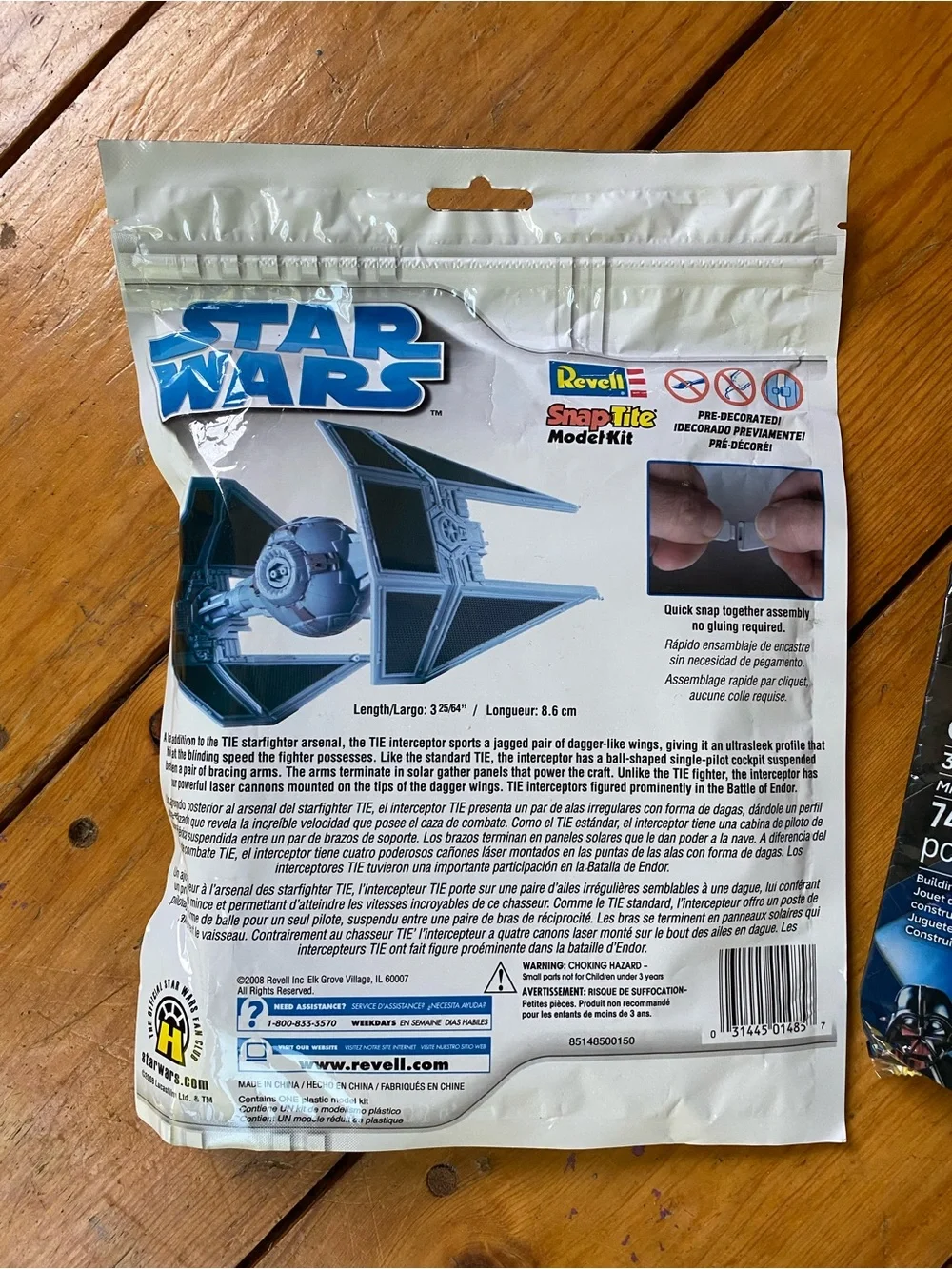 LEGO Star Wars TIE Interceptor & Millennium Falcon Model Kits